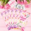 20 Pcs Mothers Day Napkins,Pink Floral Disposable Guest Napkins,Tulip Flower Luncheon Dinner Napkins,Thanks You Mom Bathroom Hand Towels for Spring Mother's Day Party Tableware Supplies view 3