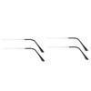 Beavorty 2pairs Eyeglasses Repair Glasses Arm Legs Silver Glasses Comfortable Temple Easy to Use view 1
