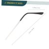 Beavorty 2pairs Eyeglasses Repair Glasses Arm Legs Silver Glasses Comfortable Temple Easy to Use view 2
