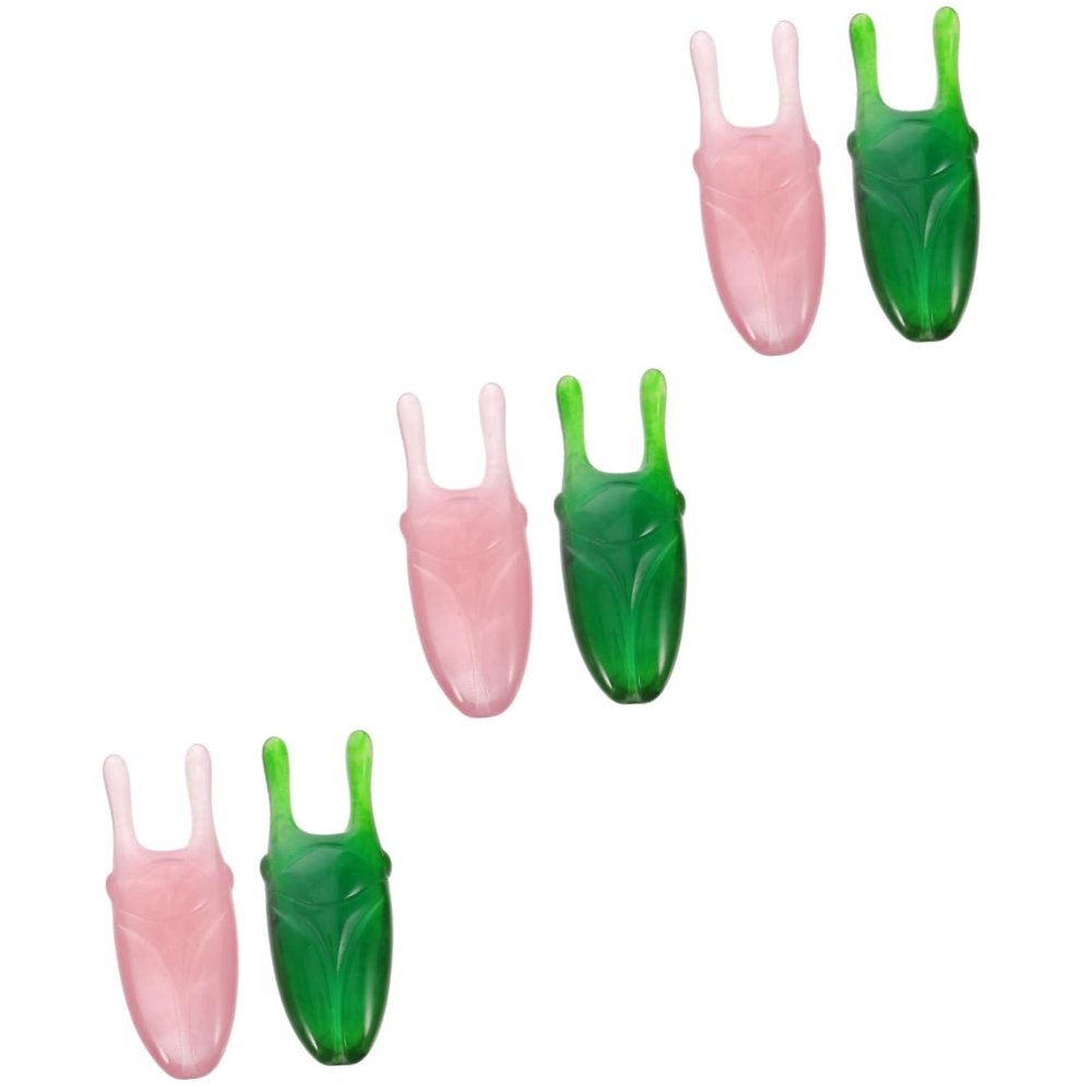 Beavorty 6pcs Guasha Tool for Massage Facial Scraper and Reusable Resin Material for Relaxation and Skin Health