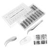 Beavorty 1set Glasses Repair Kit Nose Pads and Screws Portable Eyeglass Maintenance for Comfortable Fit and Non- Support view 4