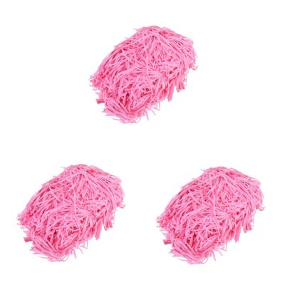 FRCOLOR Shredded Paper Filament Box Filler Pink Bridal Shower Wrapping Paper Box for Packaging