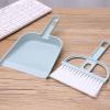 2PCS Mini Broom and Dustpan Set, Broom Dustpan Brush Small Dust Pan, Whisk Broom and Dustpan Set Small Brush and Dustpan Set Small Broom and Dustpan Set for Desk, Table, Home(blue) view 3