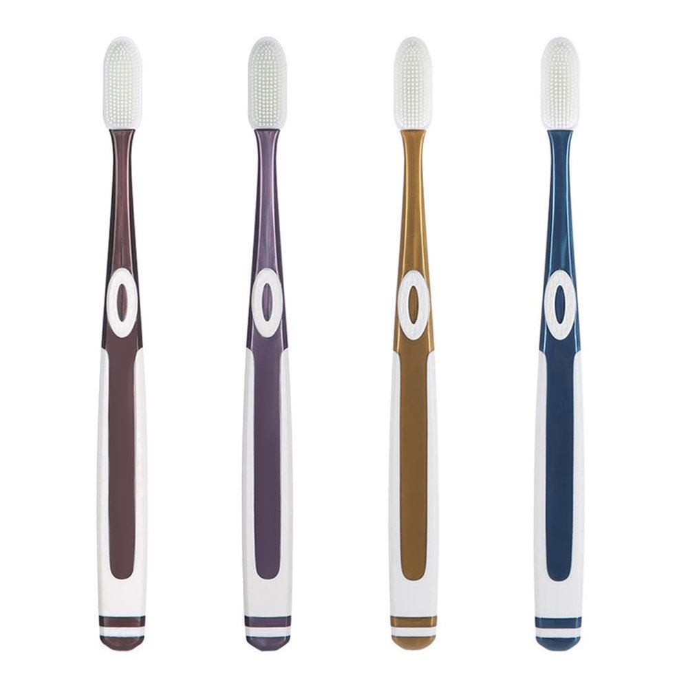 Beaupretty 1 Set Extra Soft Nano Toothbrush Adult Tooth Brushes Assorted Colors Ultra Soft Bristles Gums Teeth Care