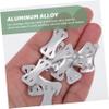 100pcs Fastener Clips for Elastic Wraps and Metal Clasps for and Clothing Fastening for Sports and Use view 2