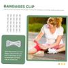 100pcs Fastener Clips for Elastic Wraps and Metal Clasps for and Clothing Fastening for Sports and Use view 3
