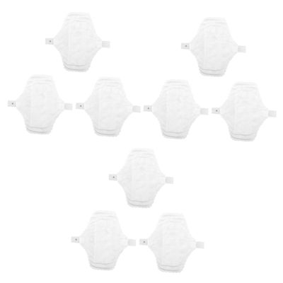 FRCOLOR 9pcs Reusable Menstrual Pads Cotton Towels Breathable Comfortable for Travel for Women