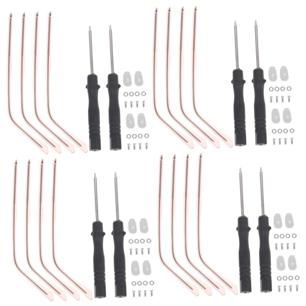 Beavorty 8sets Metal Glasses Arm Replacement -Allergy Eyeglasses Temple for Comfortable Wear and