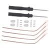 Beavorty 8sets Metal Glasses Arm Replacement -Allergy Eyeglasses Temple for Comfortable Wear and view 2