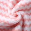 12 Packs of Kitchen dishcloths, Ultra Soft Absorbent dishcloths, Reusable Quick Drying Ultra-fine Fiber Cleaning Cloth, Coral Velvet Wave Design, Fluffy Free, 10 x 10 inches, Pink view 2