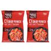 DONG WON Topokki with Hot Spicy Sauce, Korean Rice Cake Stick, Korean Street Food, 8.46 OZ (240 G) - 2 Pack view 1