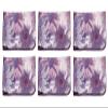 Calabria Japan Tropical Floral Microfiber Eyeglass Cleaning Cloth Purple 6 Pack Clean Phone Screen Glasses Lenses Sunglasses view 1