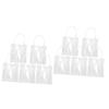NOLITOY 10pcs Pvc Wine Bags Handles Candy Packaging for Parties Weddings Multi-function Tote for Wine Bottles Goodies view 1