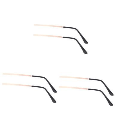 FOMIYES 3pairs Metal Glasses Replacement Temple Eyeglasses Repair Kit Super Toughness