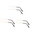 FOMIYES 3pairs Metal Glasses Replacement Temple Eyeglasses Repair Kit Super Toughness view 1
