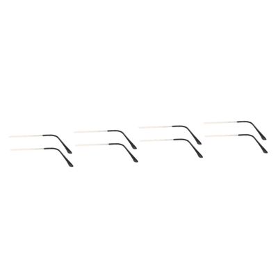 FOMIYES 4pairs Metal Eyeglasses Replacement Temple Nose Pads for Eyeglasses Glasses Repair Kit
