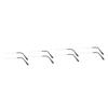 FOMIYES 4pairs Metal Eyeglasses Replacement Temple Nose Pads for Eyeglasses Glasses Repair Kit view 1