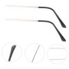 FOMIYES 4pairs Metal Eyeglasses Replacement Temple Nose Pads for Eyeglasses Glasses Repair Kit view 3
