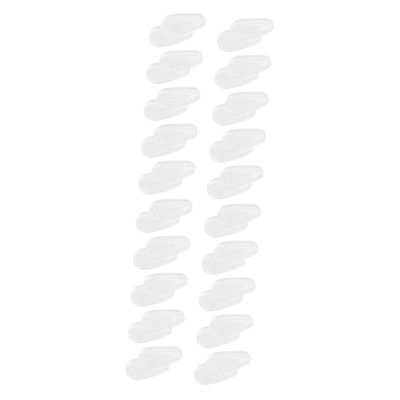 Beavorty 20pairs -Skid Nose Pads for Glasses Eyeglass Nose Cushions for Enhanced Comfort and Support Transparent Color for Sunglasses and Eyewear