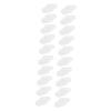Beavorty 20pairs -Skid Nose Pads for Glasses Eyeglass Nose Cushions for Enhanced Comfort and Support Transparent Color for Sunglasses and Eyewear view 1
