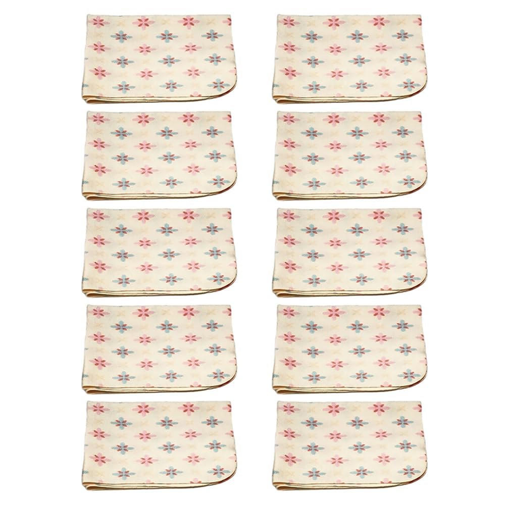 Calabria Japan Colorful Star Microfiber Cleaning Cloth Butterscotch 10 Pack Clean Eyeglass Smart Phone Screen Glasses Camera