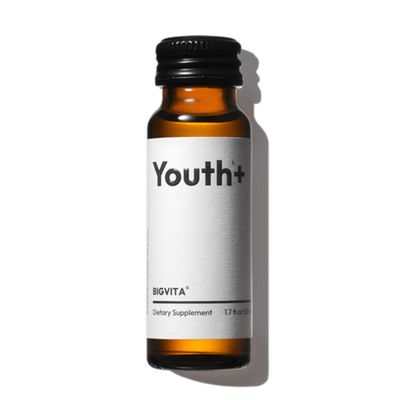 BIGVITA Youth+ | NAD+, Spermidine, and Ergothioneine Shots for Anti-Aging, Energy, Skin & Hair Health, Cognitive Support | Ready-to-Drink Supplement | Beauty from Within | Vegan, Made in USA