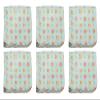 Calabria Japan Stars Pattern Microfiber Eyeglasses Cleaning Cloth Blue 6 Pack Cleans Smart Phone Screens TV Glasses Sunglass view 1