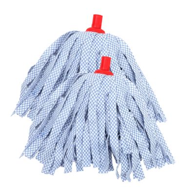 2pcs Water-Absorb Mop Replacement Non-Scratch Cleaning Mop Cloth for Tile Marble Dirt Capture and Easy to Use Random Color
