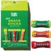 Bean Stalk Savory Vegan mini Snack Sticks - Assorted Flavors - Teriyaki | Smoked | Original view 1