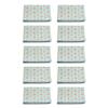 Calabria Japan Border Stars Microfiber Eyeglasses Cleaning Cloth Blue 10 Pack Cleans Smart Phone Screens TV Glasses Sunglass view 1