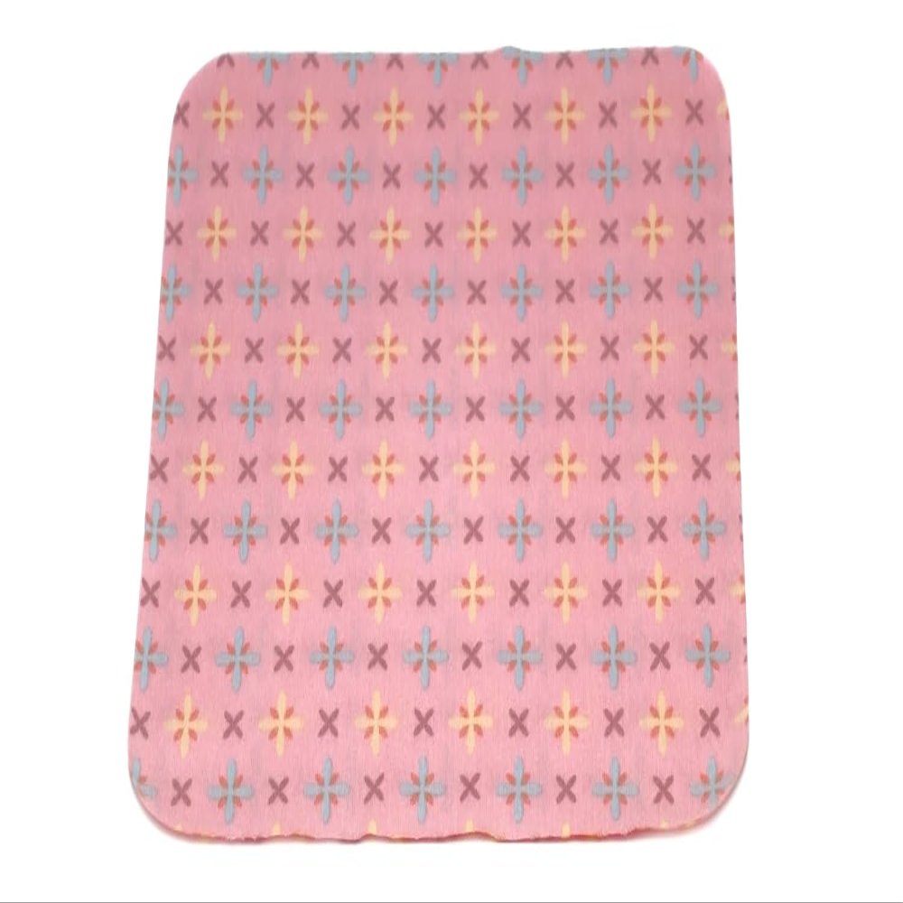 Calabria Japan Colorful Star Microfiber Eyeglasses Cleaning Cloth Pink Cleans Smart Phone Screens TV Glasses Camera Sunglass