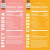 Carbone Pasta Sauce VARIETY PACK of Spicy Vodka, Marinara, Four Cheese, Tomato Basil, Tomato Sauce Made with Fresh, Natural Ingredients, Non GMO, Gluten Free, Low Carb, 24 Fl Oz (Pack of 4) view 2