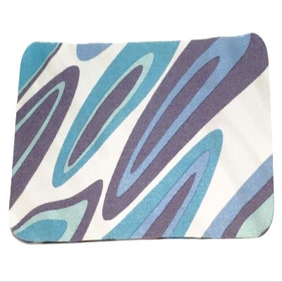 Calabria Japan Oval Lines Microfiber Eyeglass Cleaning Cloth Blue White 1 Pack Clean Phone Screens Glasses Camera Sunglasses