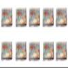 Calabria Japan Floral Microfiber Eyeglasses Cleaning Cloth Blue Orange 10 Pack Clean Phone Screens Glasses Camera Sunglasses view 1