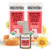 HoneyWorks Adult Throat Spray for Sore Throat Relief, 1 Oz (Pack of 2) Soothing Non-GMO USDA Organic Dark Honey + Zinc, Fast Relief, Ages 12 Years+ view 1
