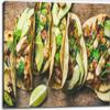 TIGTMULERLY Tacos grilled chicken avocado fresh salsa sauce and limes Canvas Wall Art Decor Paintings Pictures for Bedroom Wall Decor Above Bed Living Room Wall Decoration Bathroom Office Artwork view 1