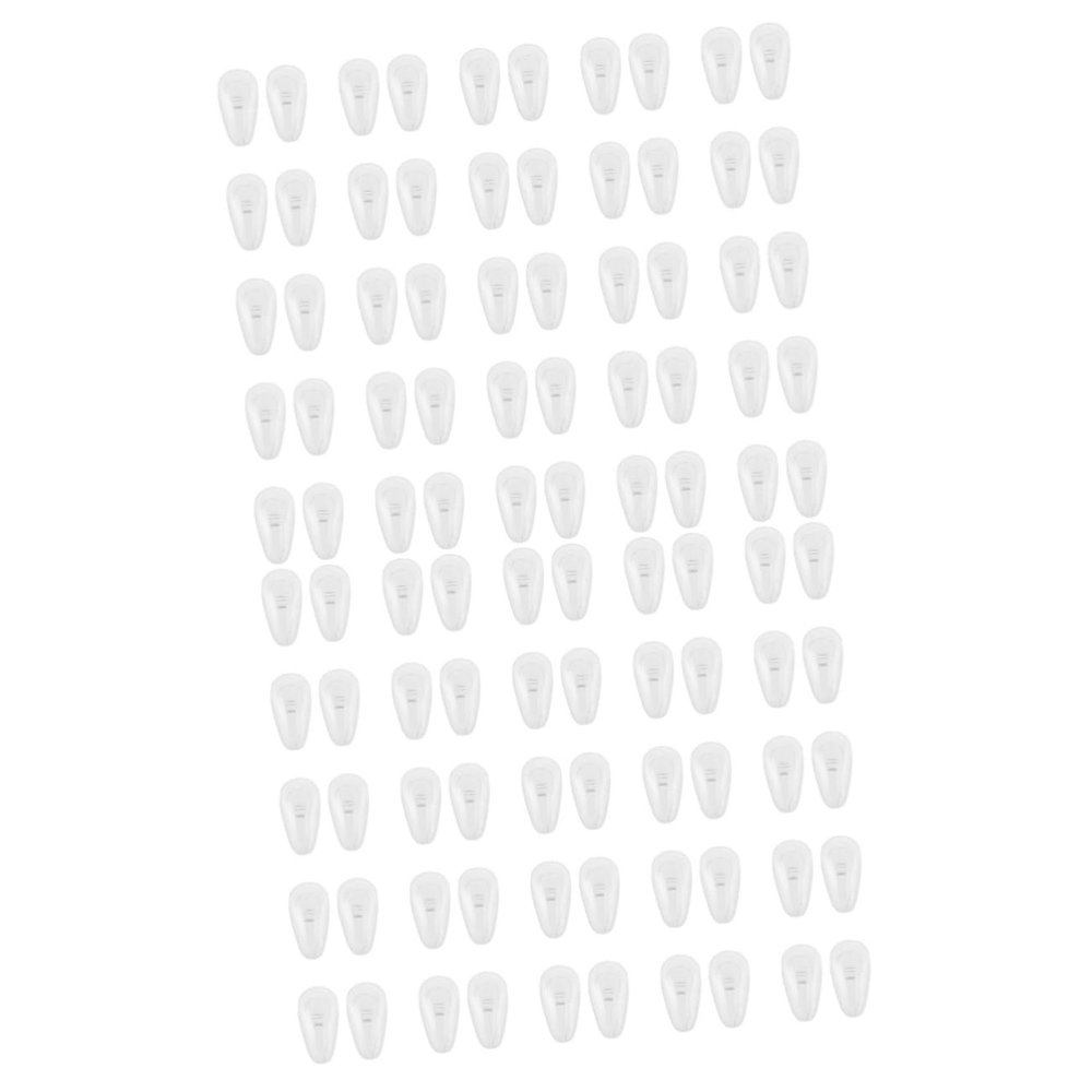Beavorty 50pairs Glasses Slip Nose Pad Replacement Eyeglass Nose Pads Non-Slip Comfortable Fit