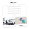 Beavorty 50pairs Glasses Slip Nose Pad Replacement Eyeglass Nose Pads Non-Slip Comfortable Fit view 3