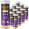 NuBest Tall Fizzy | Bone Strength, Immunity, Digestive Health for Kids Age 4+ & Teens | Probiotic, Calcium, Magnesium from Red Marine Algae, Vitamins | Orange Effervescent Tablets | Pack 12 view 1
