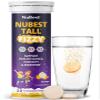 NuBest Tall Fizzy | Bone Strength, Immunity, Digestive Health for Kids Age 4+ & Teens | Probiotic, Calcium, Magnesium from Red Marine Algae, Vitamins | Orange Effervescent Tablets | Pack 12 view 2