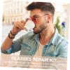Beavorty 5pairs Glasses Replacement Temple Easy Install Metal Glasses Arm for Eyeglasses Prevent Sliding view 2