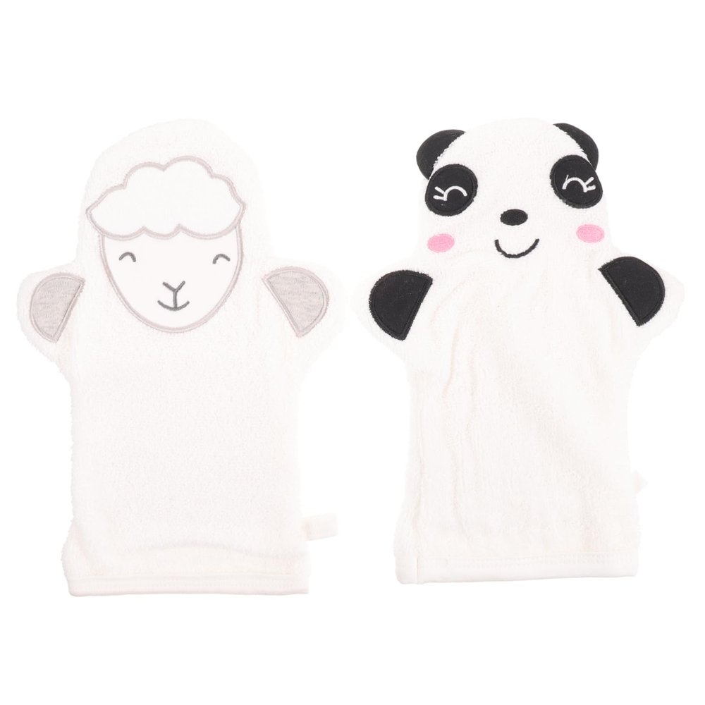 Beavorty 2pcs Cartoon Bathing Gloves Shower Mittens for Bath Shower Exfoliating Gloves for Women Men