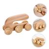 Beavorty 2pcs Back Massager Handheld Roller Wooden Massage Ball Body Massager for Calf Arm Neck Yoga Portable Relief Tool view 2