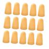 FOMIYES 75 Pcs Pockmarked Finger Cots Money Counting Finger Grips Cracking Finger Currency Counting Finger Cover Finger Tips Protector Finger Caps Finger Covers Safety Mask Thumb Rubber, Yellowx3pcs view 1