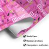 YESCUSTOM Personalized Graduation Wrapping Paper, 58""x23"" Custom Class of 2024 Wrapping Paper Rolls with School Name,Graduates Gift Wrap for Him Her Friend Classmate, Inches, 4-Pink view 2