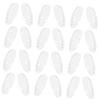 Beavorty 60pairs Silicone Nose Pads for Glasses Non- Flexible Eyeglass Nose Pads Comfortable Replacement for Sunglasses and Optical Frames Water-Drop Shape Design view 2