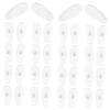 Beavorty 60pairs Silicone Nose Pads for Glasses Non- Flexible Eyeglass Nose Pads Comfortable Replacement for Sunglasses and Optical Frames Water-Drop Shape Design view 3