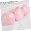 Beavorty 1pc Natural Mushroom Head Massage Stone for Facial Scraping and Deep Tissue Treatment Handmade Skin Care Tool for Improved Circulation and Mobility Pink view 2