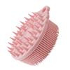 Beavorty Silicone Bath Brush for Boy Girl Double-Sided Soft Scrubber for Gentle Cleaning and Cradle Cap Treatment Food-Grade Material Pink for Sensitive Skin view 1