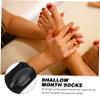 FOMIYES 2pairs Shallow Month Foot Arch Socks Non-slip Silicone Inserts for Women Foot Pain Relief view 3
